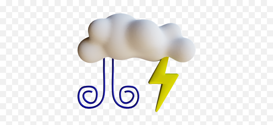 Lightning 3d Illustrations Designs Images Vectors Hd Graphics Emoji,Storm Cloud Emoji