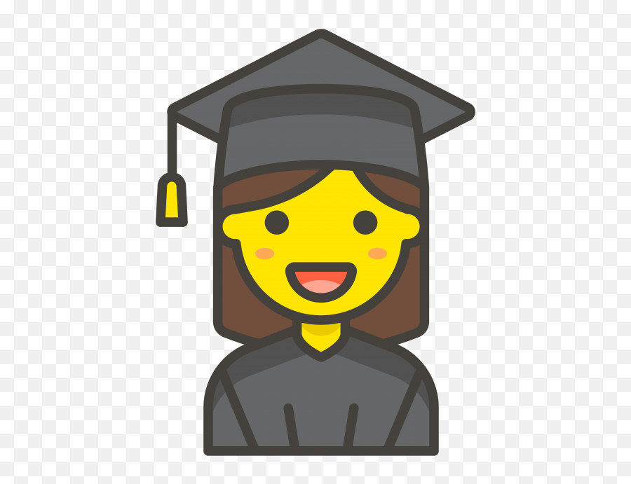 Student Emoji Png Transparent Emoji - Freepngdesigncom,Emoji Grad