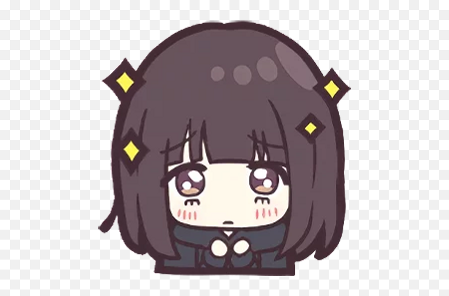 Sticker Maker - Menhera Chan Emoji V1,Suit Emoji Sticker Maker - Menhera Chan Emoji V1,Suit Emoji
