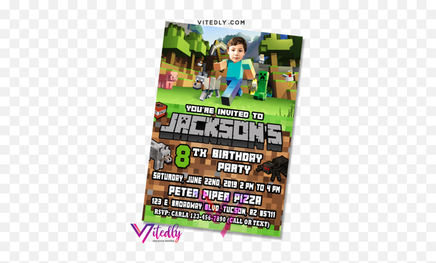 Birthday Invitations - Fictional Character Emoji,Custom Emoji Invitations