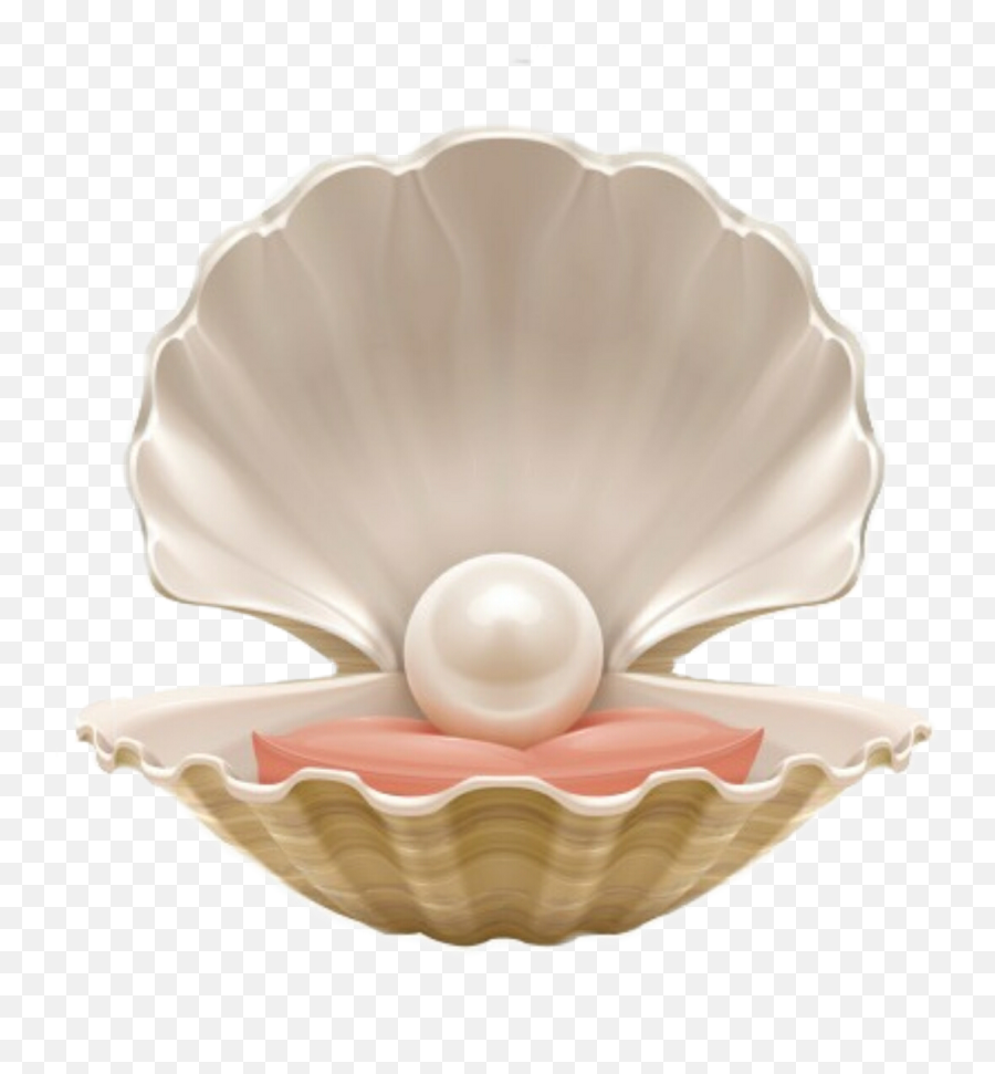 Sticker - Pearl Clipart Emoji,Scallop Emoji