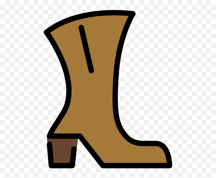 Womans Boot Emoji Clipart - Emoji Botas,Kinky Boots Emoji