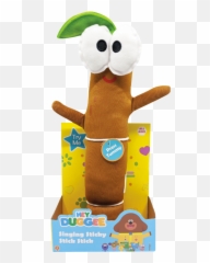Hey Duggee Singing Sticky Stick Toy Plush Lemony Gem Toys - Hey Duggee Stick Toy Emoji,Emoji Stuffed Toys