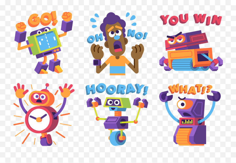 Bot Games Stickers - Dot Emoji,Emoji Role Bot