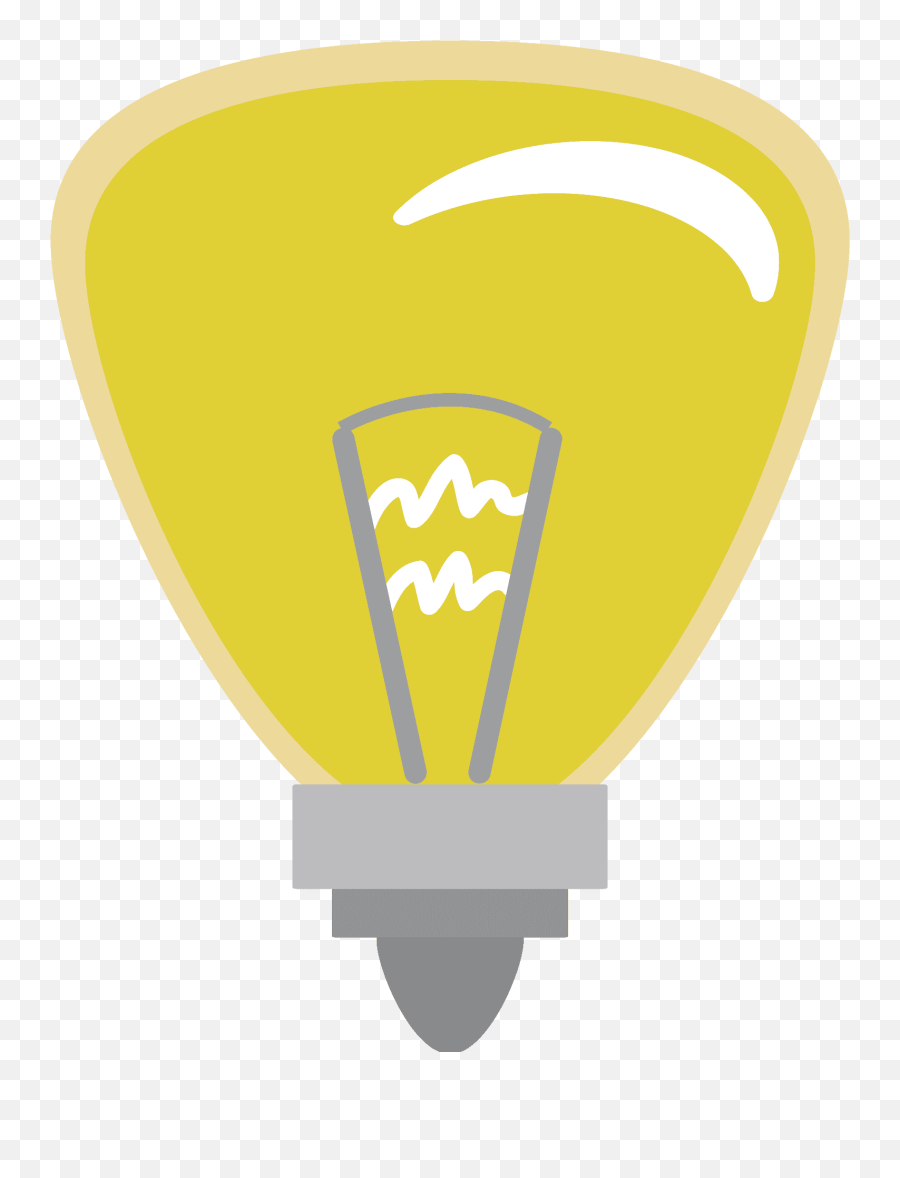 Light Bulb Emoji Clipart,Light Bulb Emoji