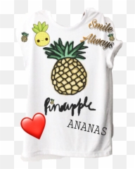 Shirtananas Sticker - Short Sleeve Emoji,Pineapple Emoji Shirt