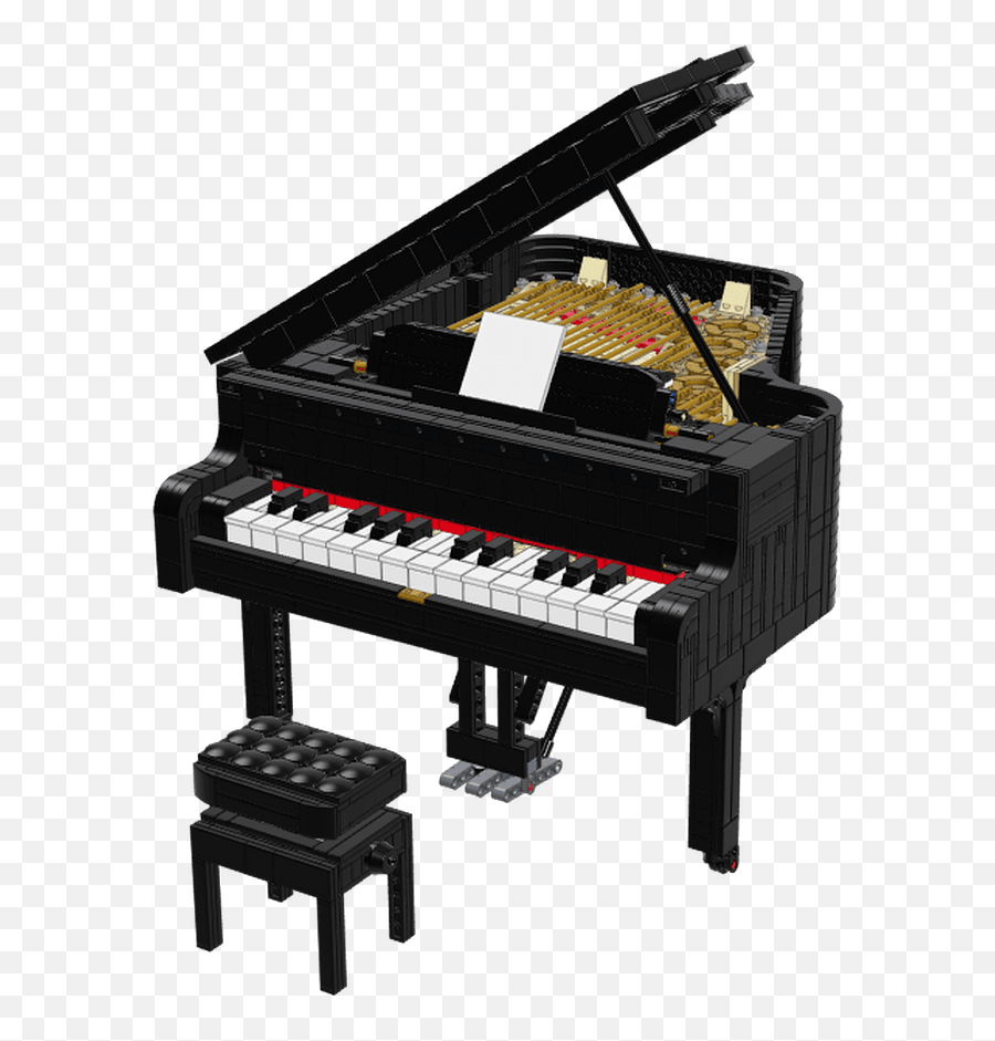 White Piano Keys Instrument Pattern - Lego Ideas Piano Emoji,Piank Girl With Super Emotions
