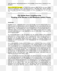 Pdf City Upside Down Laughing At The Flooding Of The - Document Emoji,Turning Down The Flood Of Emotions
