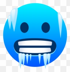 Emoji Cold Frozen Face To Copy - Cold Sticker,Emoji Copy And Paste