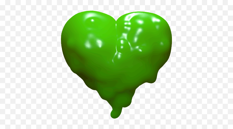 Top Can Practically See His Heart Beating Faster Stickers - Green Heart Gif Transparent Emoji,Heartbeat Emoji