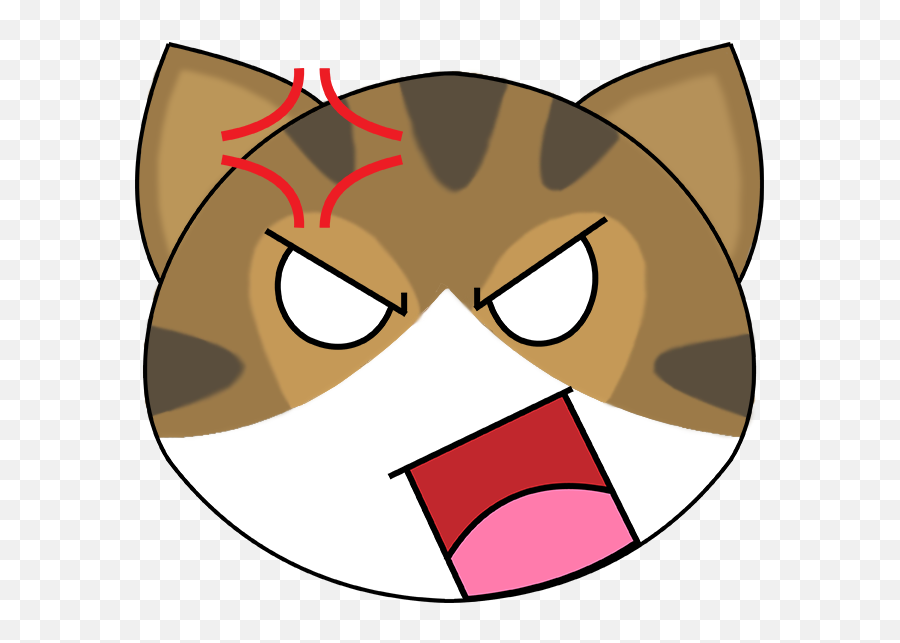 Elliot Angry Face - Cartoon Transparent Cartoon Jingfm Angry Anime Face Cat Emoji,Printable Angry Emoticon