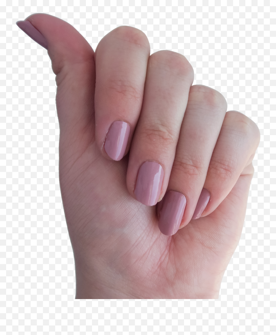 Nude Pink Nail Strips - Solid Emoji,Manicure Emoticon