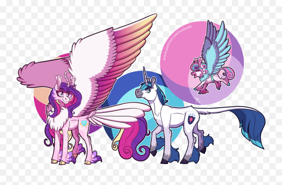 2503459 - Safe Artistinuhoshitodarkpen Princess Cadance Mlp Flurry Heart Redesign Emoji,My Little Pony: Friendship Is Magic - A Flurry Of Emotions