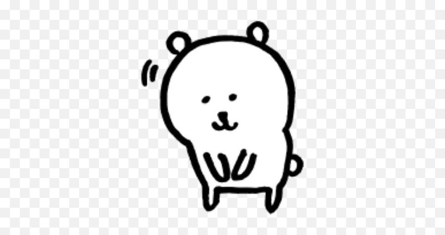 W Bear Emoji 2 Whatsapp Stickers - Joke Bear,Bear Emoji