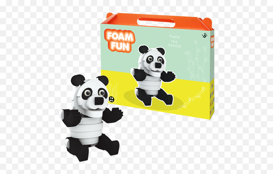 Products - High5 Products Fun Foam Panda Emoji,Animated Pom Pom Emoticon Bears