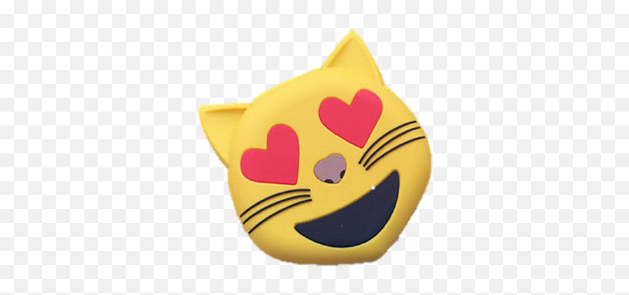 Cat Emoji Charger - Power Bank,Yellow Cat Emoticon