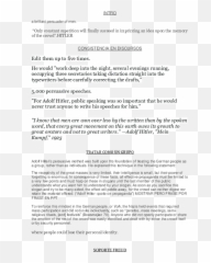 Hitler Tactics Of Persuasion - Document Emoji,Hitler Emotion Fallacy