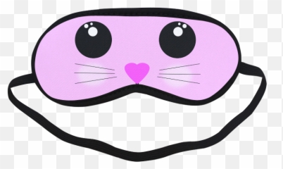 Kawaii Kitty Sleeping Mask Id D352725 Pink Cat Kawaii - Girly Emoji,Kitten Emoticons