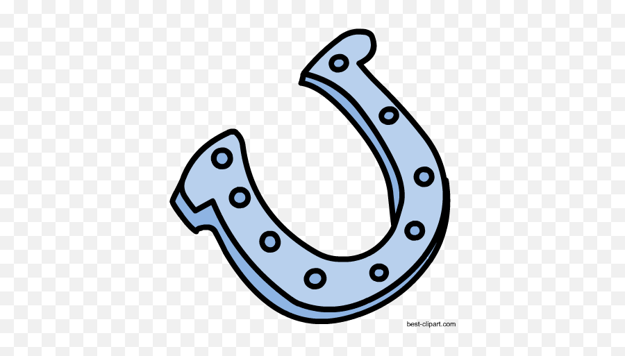 Western Cowboy Cowgirl Free Clip Art - Horseshoe Emoji,Blue Horseshoe Emoji