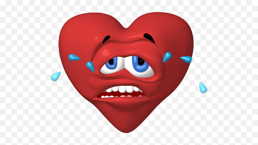 Monsieur Grand Coeur Est Triste - Happy Emoji,Emoji Coeur