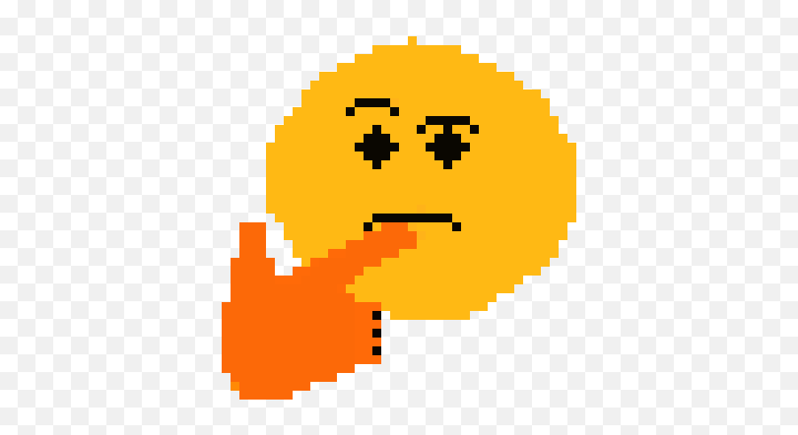 Thinking Pixel Art Maker Emoji,Pixel Art Minecraft Of Emojis