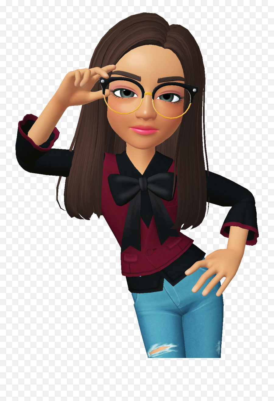 Pose Zepeto Elegant Girl Sticker - For Women Emoji,Catkool Emoticon