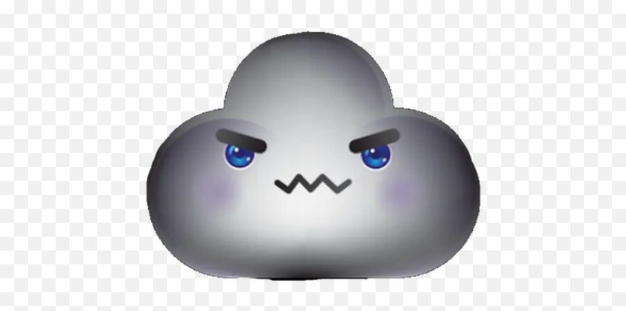 Cloud Weather Whatsapp Stickers - Stickers Cloud Fictional Character Emoji,Weather Emoticon