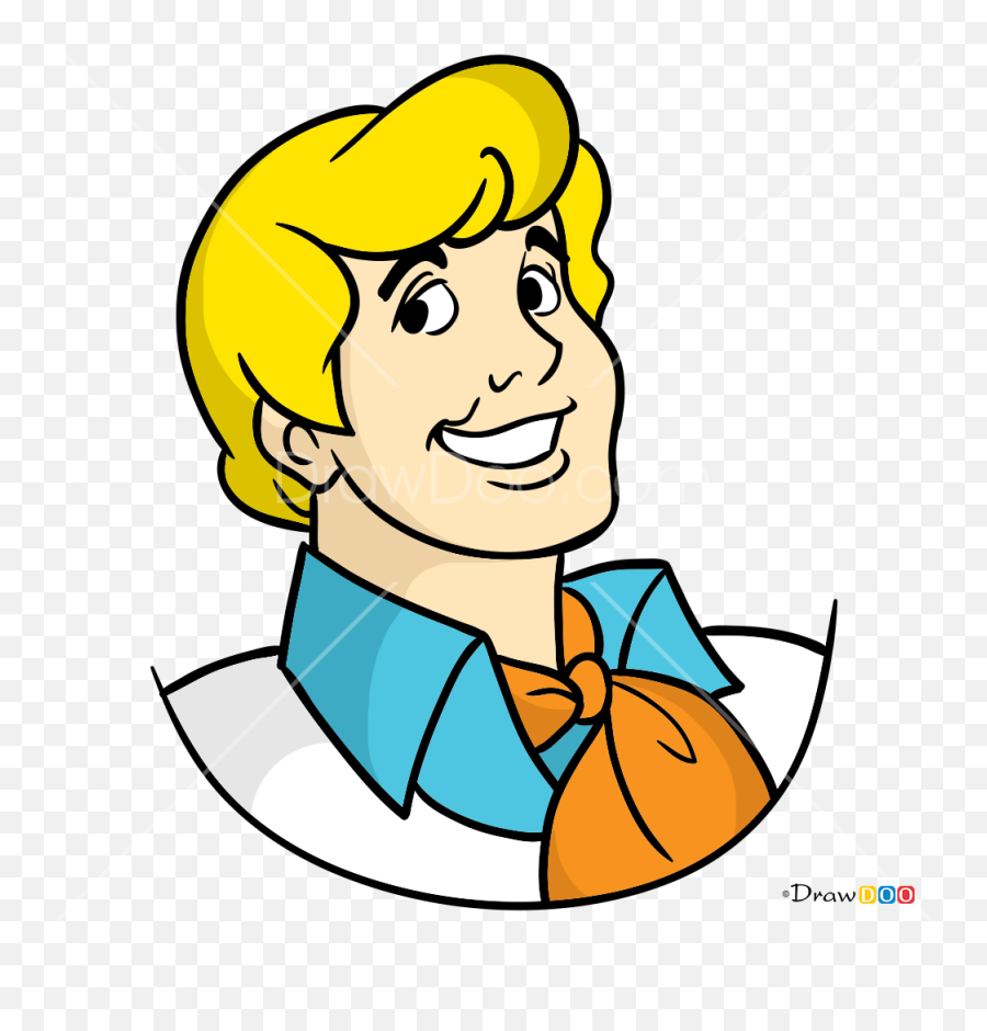 How To Draw Fred Jones Scooby Doo - Fred Jones Drawing Emoji,Scooby Doo Emoji