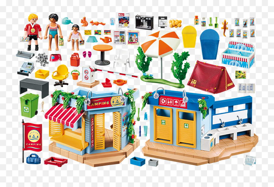 Express Delivery Playset Family Fun Camping Playmobil 70087 Emoji,Emotions Of A Betta Fish