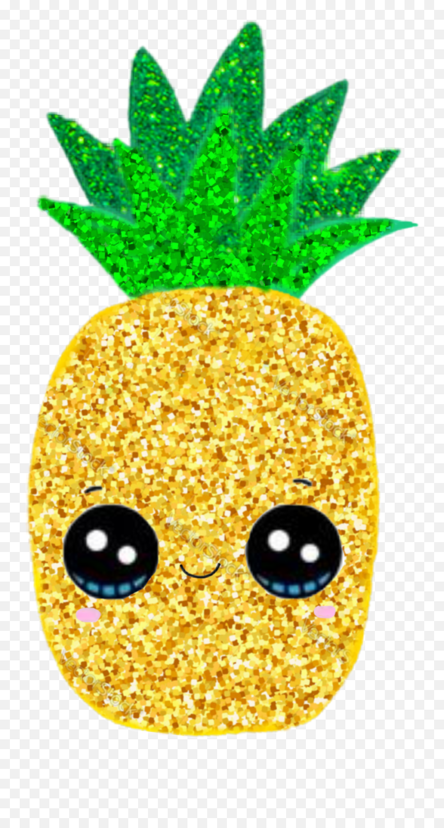 Pineapple Annanas Sticker - Happy Emoji,Pineapple Emoticon