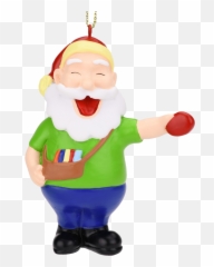 Santa Frisbee Disc Golf Christmas Ornament 2 Piece Set Emoji,Sant Claus Animated Emoticon