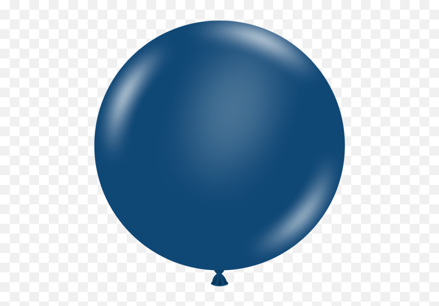 24 Tuf Tex Round Navy Blue Balloons 1ct 2476 Emoji,Inflated Emoji Balloon