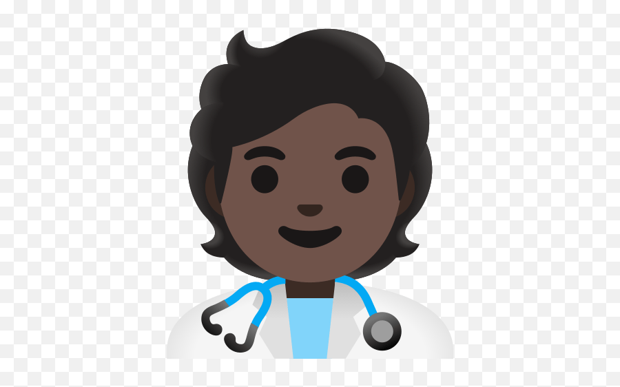 U200d Health Professional With Dark Skin Tone Emoji,Doctor Emoji