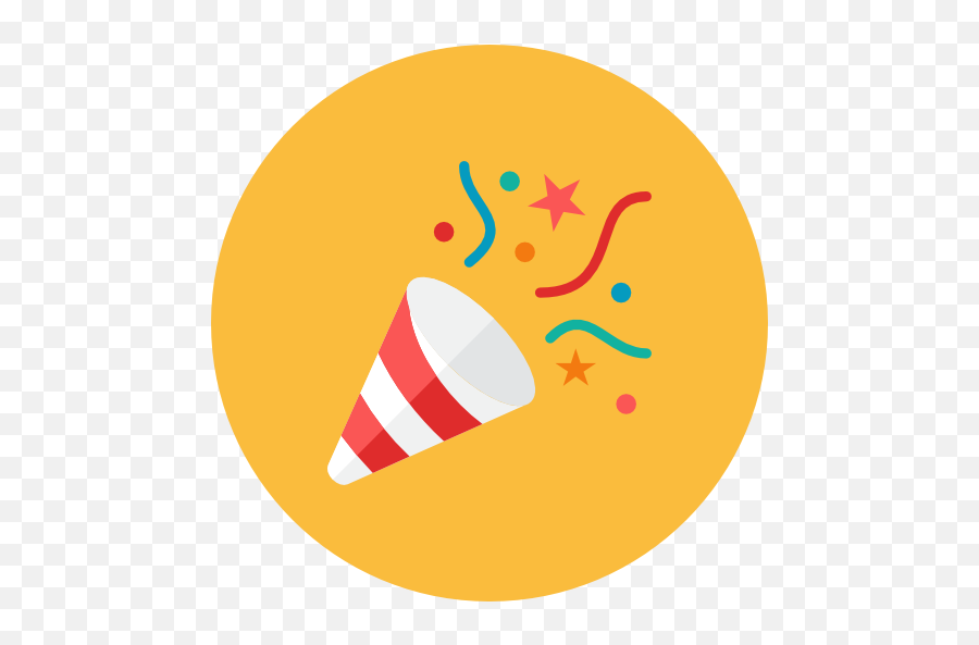 Party Poppers Icon Kameleon Iconset Webalys - New Years Eve Icon Emoji,Popper Emoji