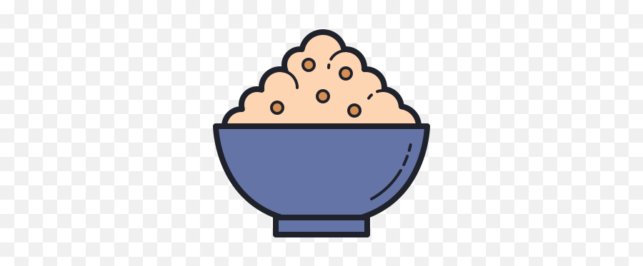 Bread Crumbs Icon In Color Hand Drawn Style Emoji,Iphone Emoji Bread