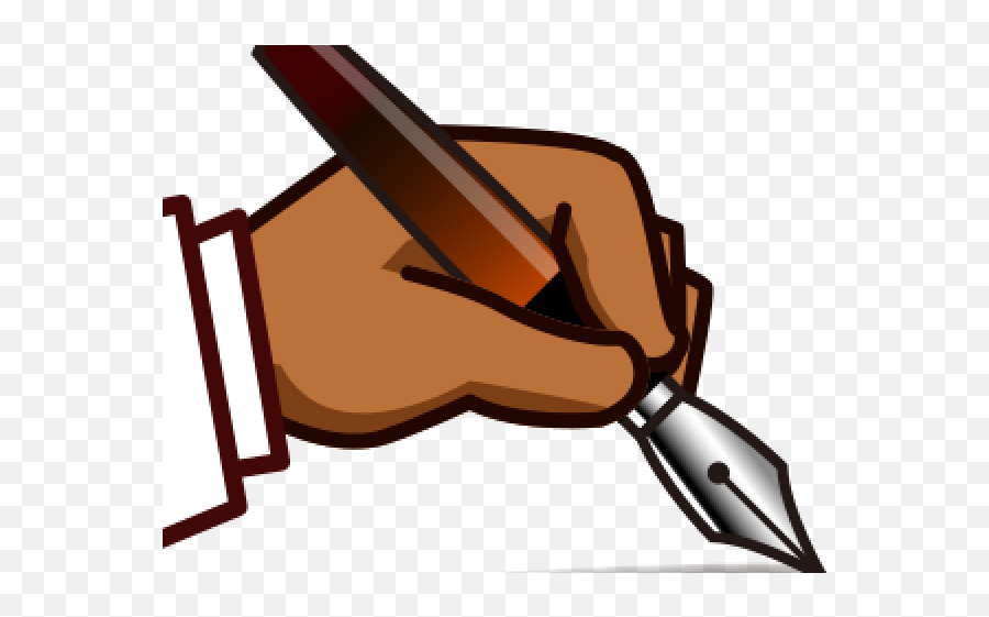 Hand Emoji Clipart Left - Left Hand Writing Clipart Png Left Hand Writing Emoji,Folded Hands Emoji