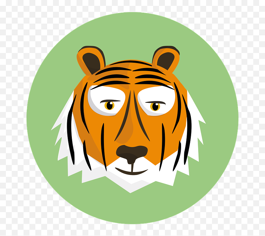 Download Hd Angry Emoticon Mad Tiger Icon - Ringer T Illustration Emoji,Angry Emoticon