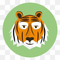 Download Hd Angry Emoticon Mad Tiger Icon - Ringer T Illustration Emoji,Angry Emoticon
