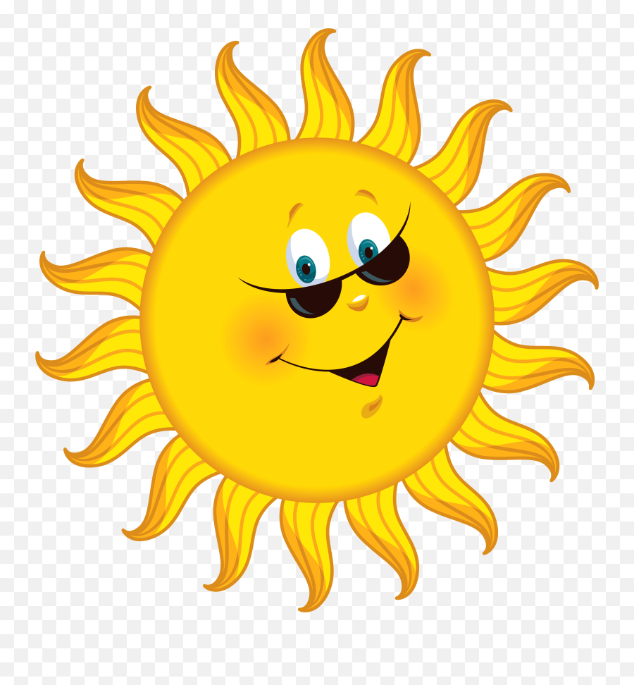 Sunshine Free Sun Clipart Image 5 - Clipart Sun Cartoon Emoji,Sunshine Emoticon