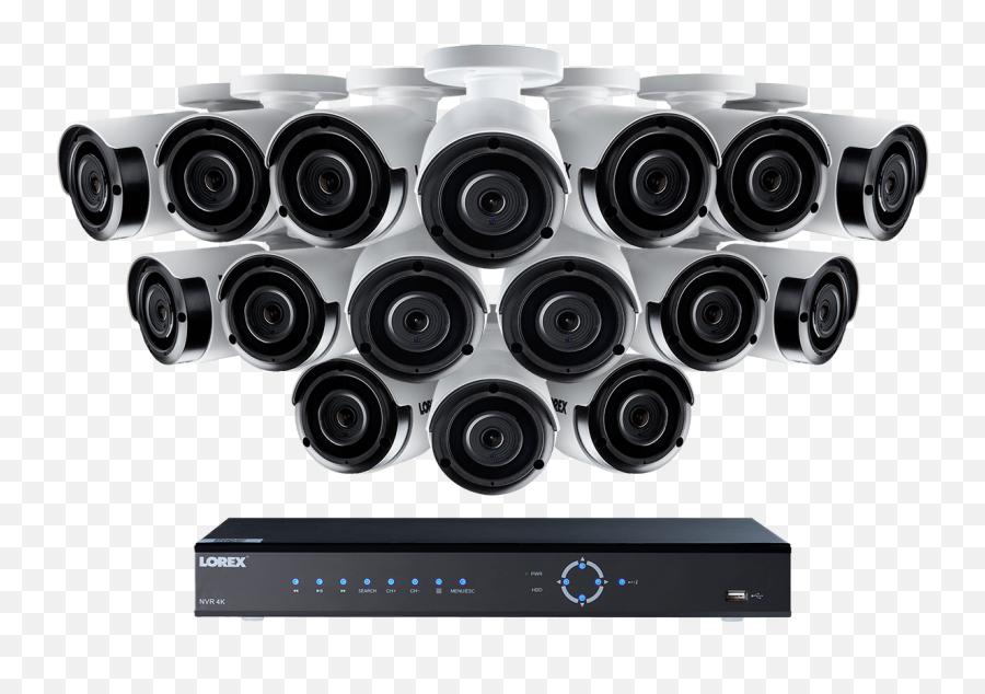 2k Super Hd Ip Nvr Security Camera System With 16 2k 4mp - Camara Supr Hd 16 2k 4mp Emoji,Thermal Imaging Emotions
