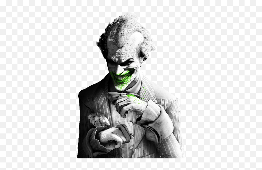 Joker Arkham Batman Arkham City - Arkham Joker Fan Art Emoji,Arkham City Background Emoticon