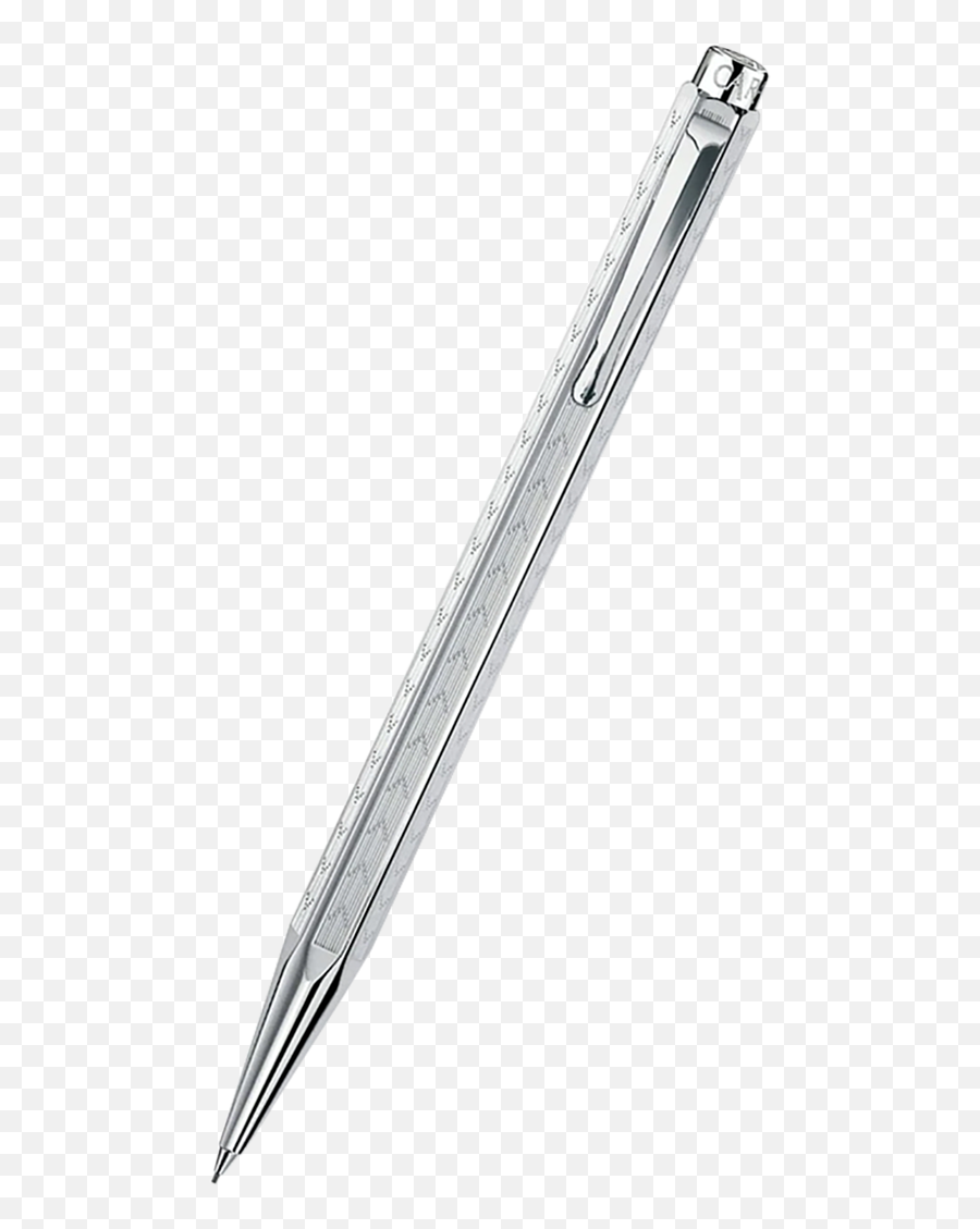 Caran D Ache Ecridor Mechanical Pencil - Chevron Rhodium Trim Solid Emoji,Madeon Emojis Chevron Diamond Logo