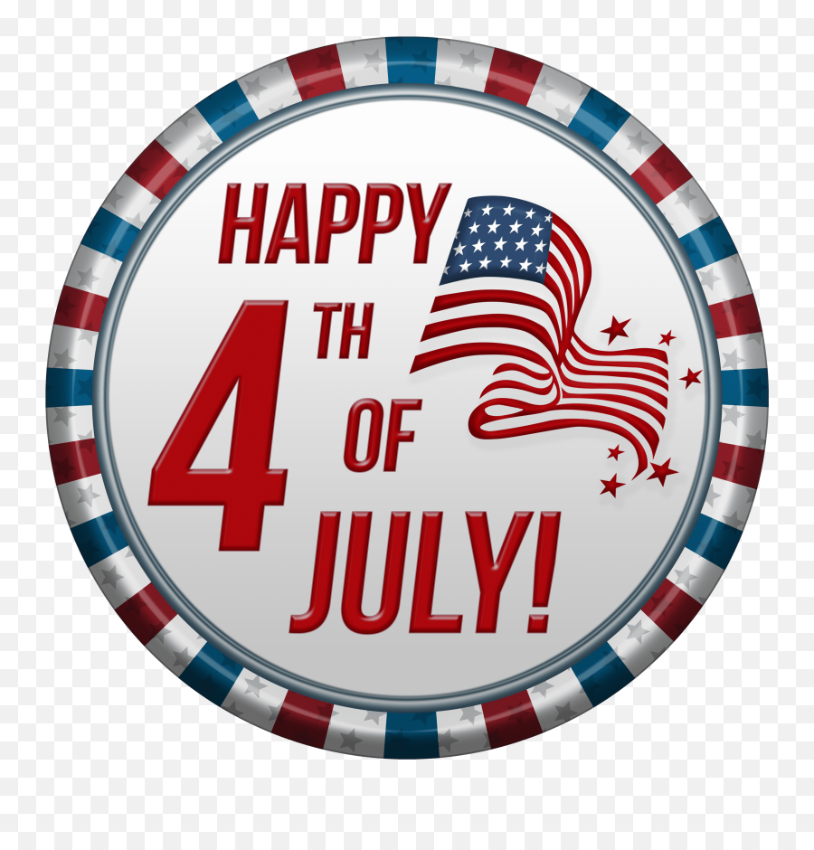 Happy 4th Of July Usa Clip Art Png Image - Happy 4th Of July Logo Emoji,Fourth Of July Emoji