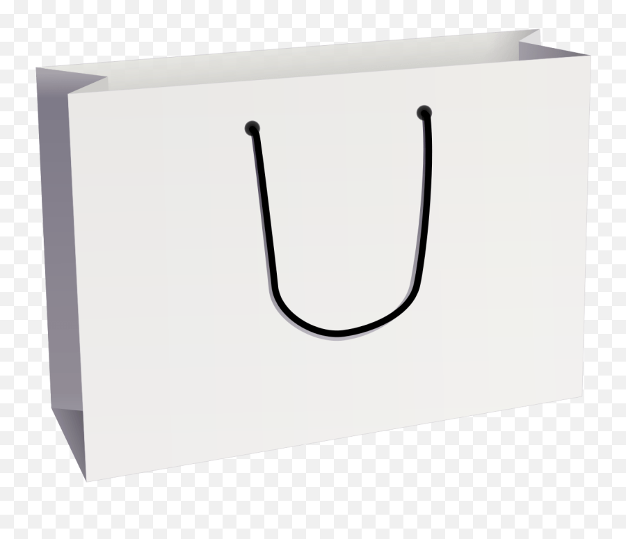 Bag Black And White - White Shopping Bag Png Emoji,Shopping Bags Emoji