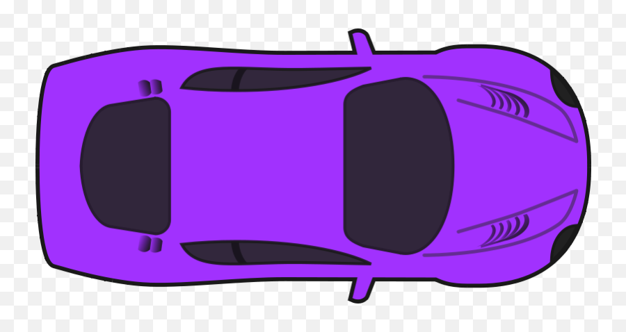 Free Clipart Purple Racing Car Top View Qubodup - Top View Transparent Car Clipart Emoji,Race Car Emoticon