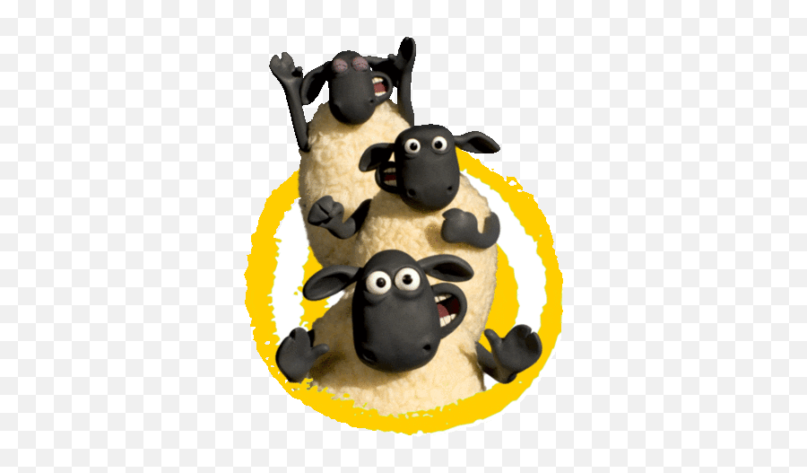 Sheep Lol Sticker - Shaun The Sheep Stickers Emoji,Military Hug Emoticon Gif