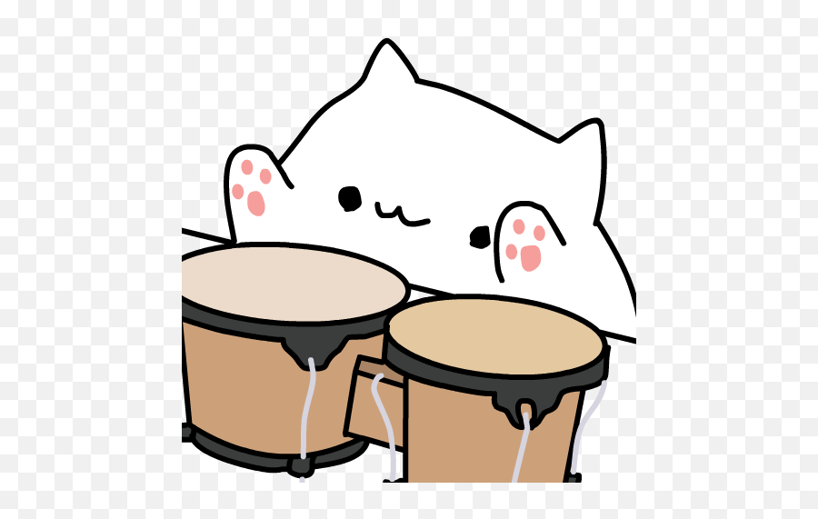 Nouveau Pour Twitch Bongo Cat Emote - Coluor Vows Cat Gif Transparent Bongo Cat Png Emoji,Bttv Emoji