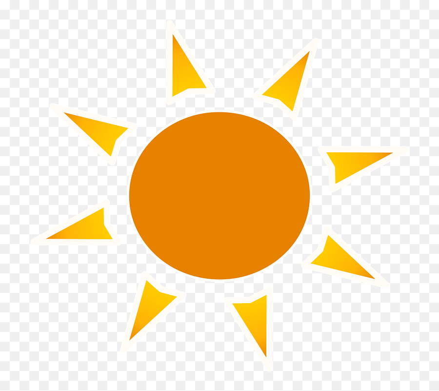 Sunrise Clipart Png - Sun Orange Heat Clipart Sun Png Logo Full Sun Emoji,Solaire Emoji