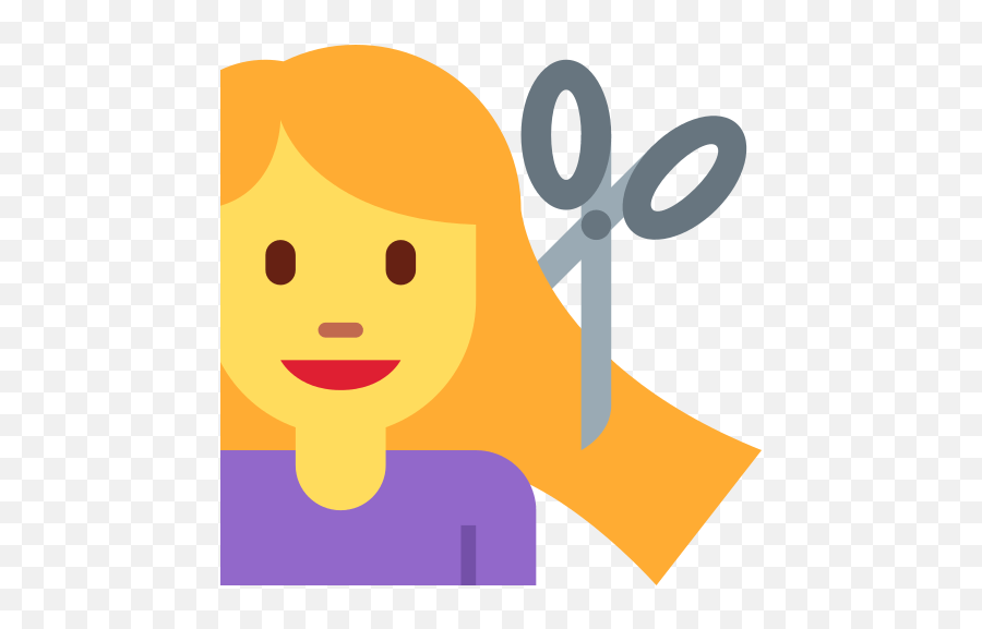 Woman Getting Haircut Emoji Meaning - Barber Scissors Emoji,Scissors Emoji