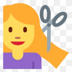Woman Getting Haircut Emoji Meaning - Barber Scissors Emoji,Scissors Emoji